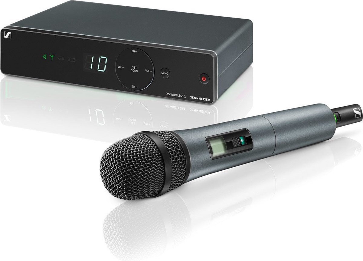 Sennheiser XSW 1-825-E Draadloze microfoonset Zendmethode: Radiografisch Incl. klem