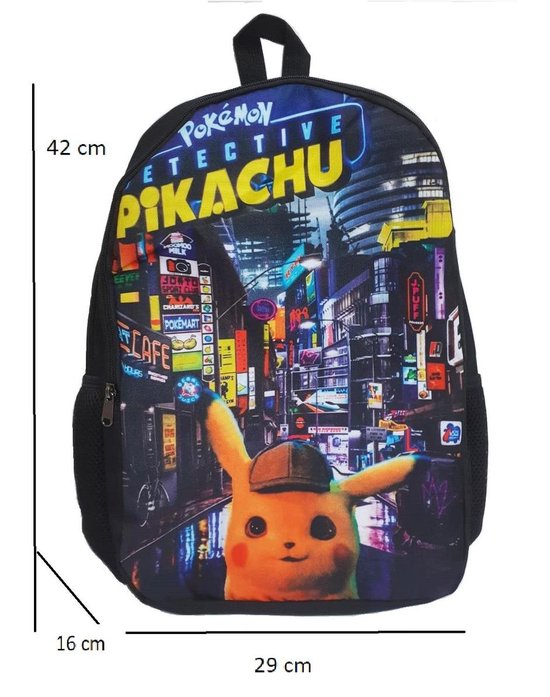 Onrechtvaardig duisternis cultuur Detective Pikachu - rugzak - backpack - back to school - jongen - meisje -  Pokémon | bol.com