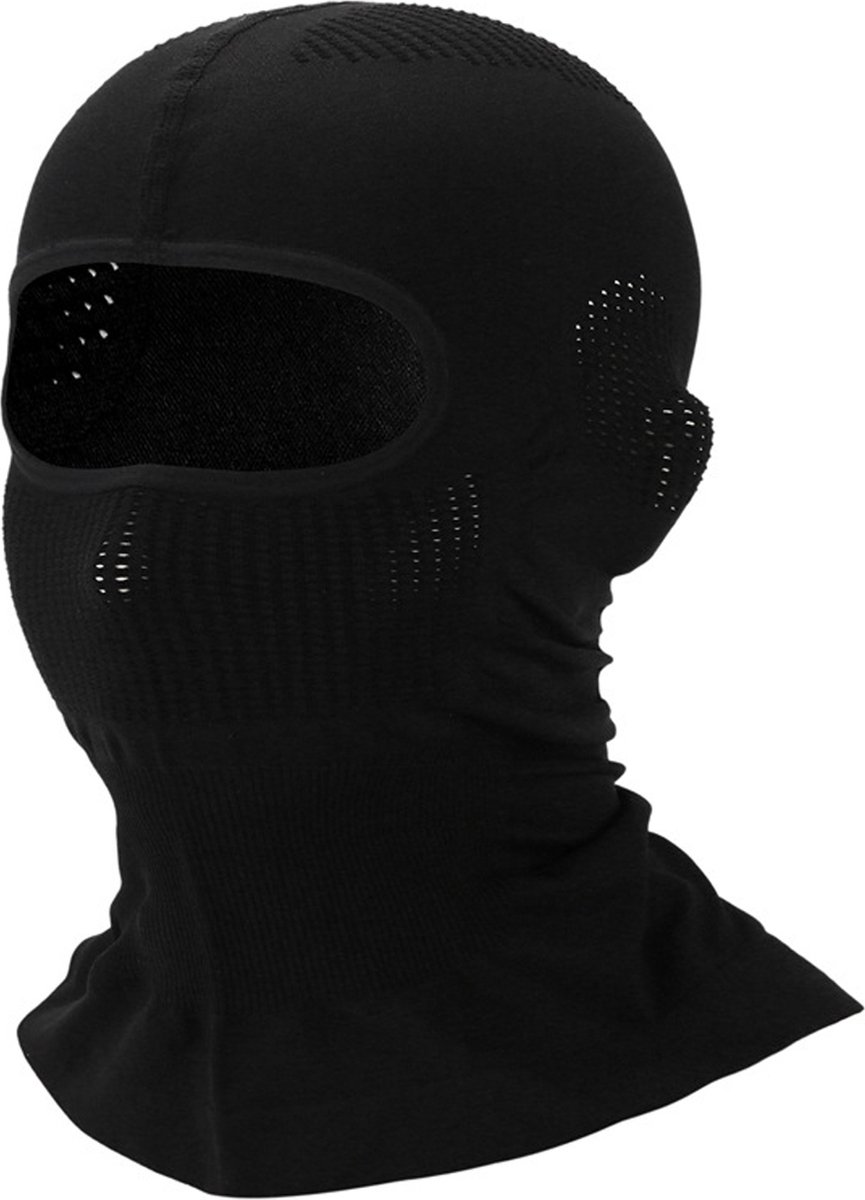 Somstyle Helmmuts Ademend Balaclava voor Winter Motor Scooter Bivakmuts Zwart