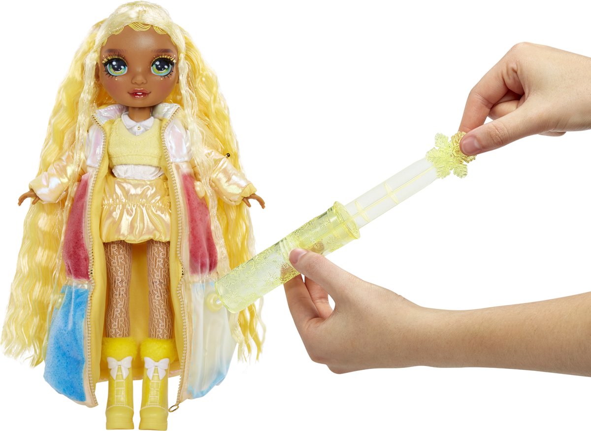 Rainbow High Winter Wonderland pop - Sunny (geel) — afbeelding 3