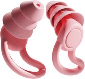 MR. PANACHE Peaceplug Oordoppen - Oordopjes Slapen - Anti-Snurk - Earplugs - Slaapoordoppen - Sleep Plugs - Geluidsdempende Oordopjes - BPA vrije Siliconen - Hoge Geluidsdemping (33dB) - Roze