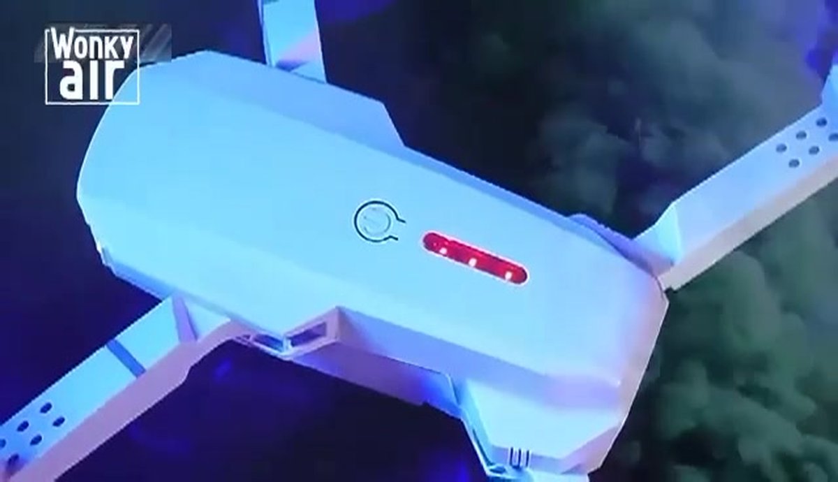 Wonky Air RC Drone Quad Drone met 480P Camera App Zwart bol