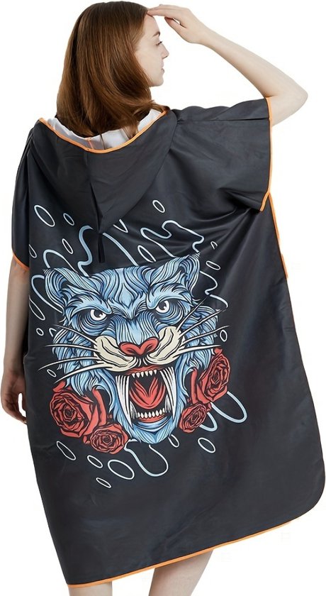 Bovista Surf Poncho pour Adultes – Serviette à langer douce – Femme et homme