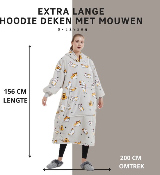 Lex & Max Fleeceplaid - Hondendeken - Zand - 1x180x130 cm