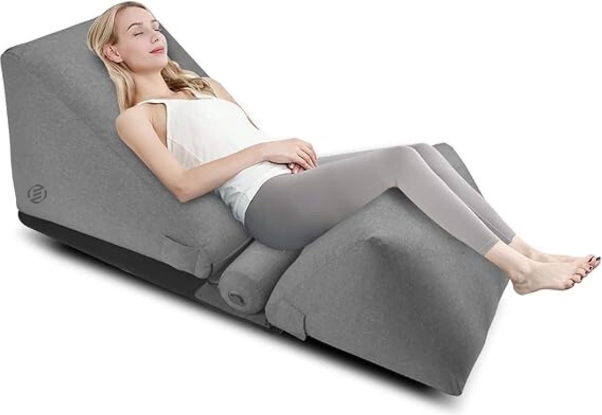 Goedkoopste Equivera kniekussen voor in bed - kniekussen - beenkussen - kniekussen voor in bed zijslapers - kniekussen orthopedisch - kniekussen traagschuim