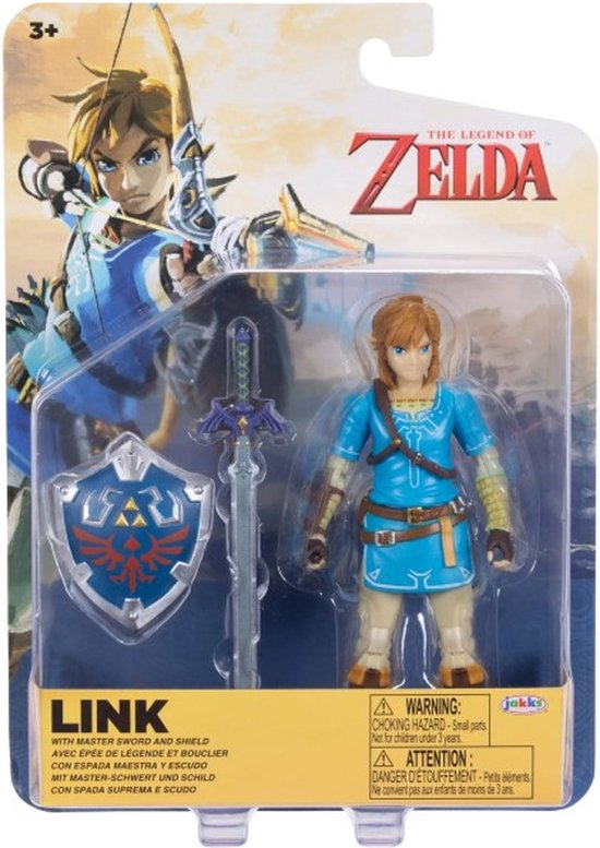 The Legend Of Zelda - Link With Master Sword And Shield Figure