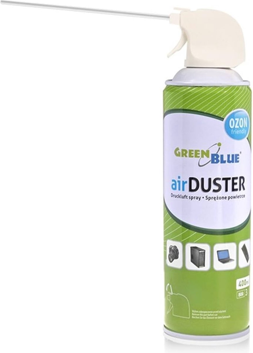Persluchtspray 400 ml - Perfect voor Kantoor- en Multimedia Apparaten