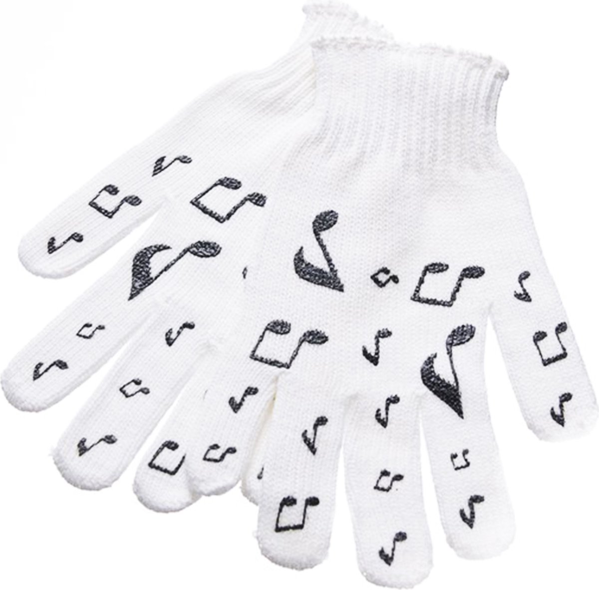 Handschoenen, muzieknoten