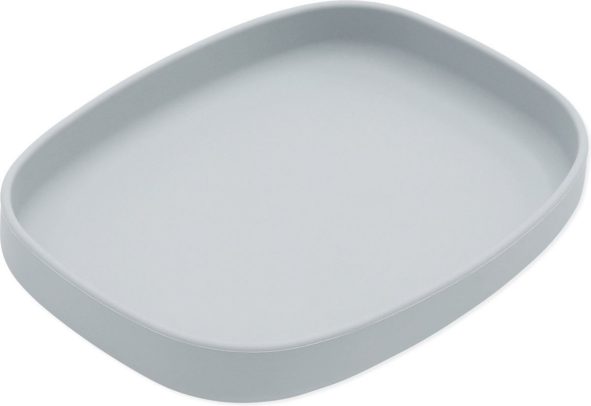 Goedkoopste Bumkins - Siliconen tray bord met zuignap - Grijs