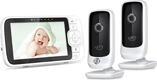 Wifi IP PTZ Bewakingscamera Voor Binnen, Babycamera FullHD, Met MicroSD Kaartslot En Nachtvisie