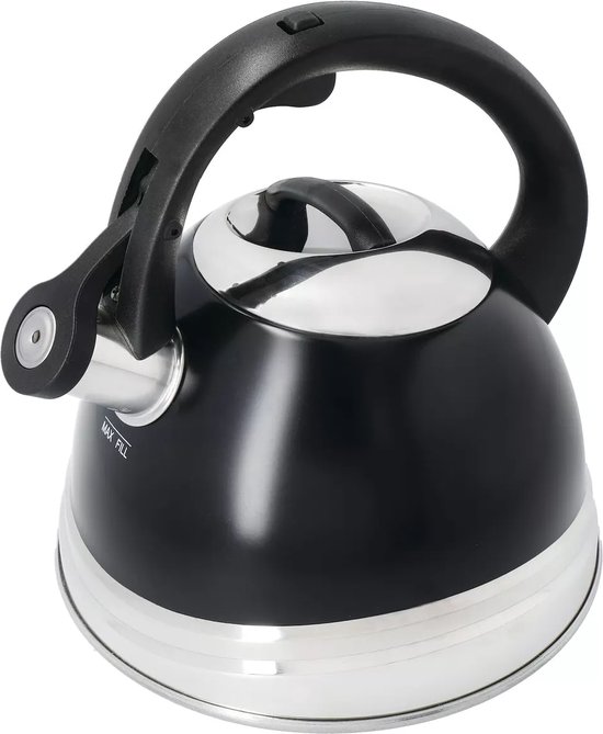 La Cafetière Bouilloire émaillée induction avec sifflet intégré