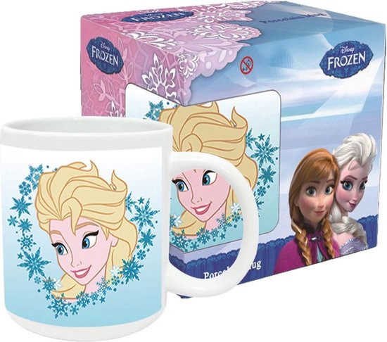 Disney Frozen Kopje - wit - Maat One-size | bol.com