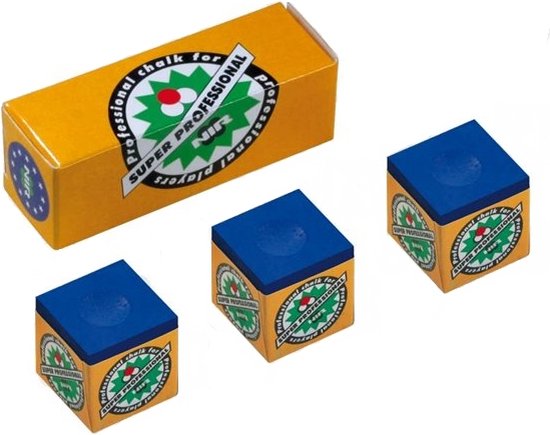 NIR Professional biljartkrijt Blauw 3 stuks
