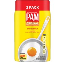 PAM Cooking Spray Original - (2 pack - Twin Pack) 2 x 1875 Doseringen - 2 x 10oz - 2 x 283 Gram