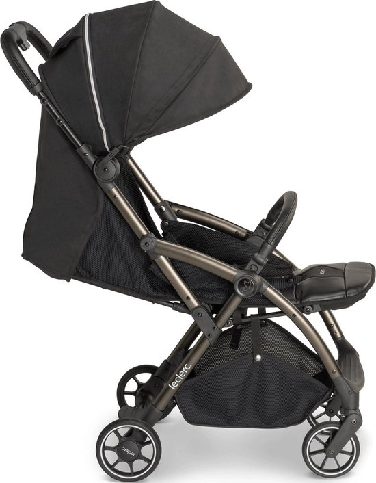 Leclerc Hexagon Buggy - Inklapbare Kinderwagen - Zwart - Reisbuggy — afbeelding 3