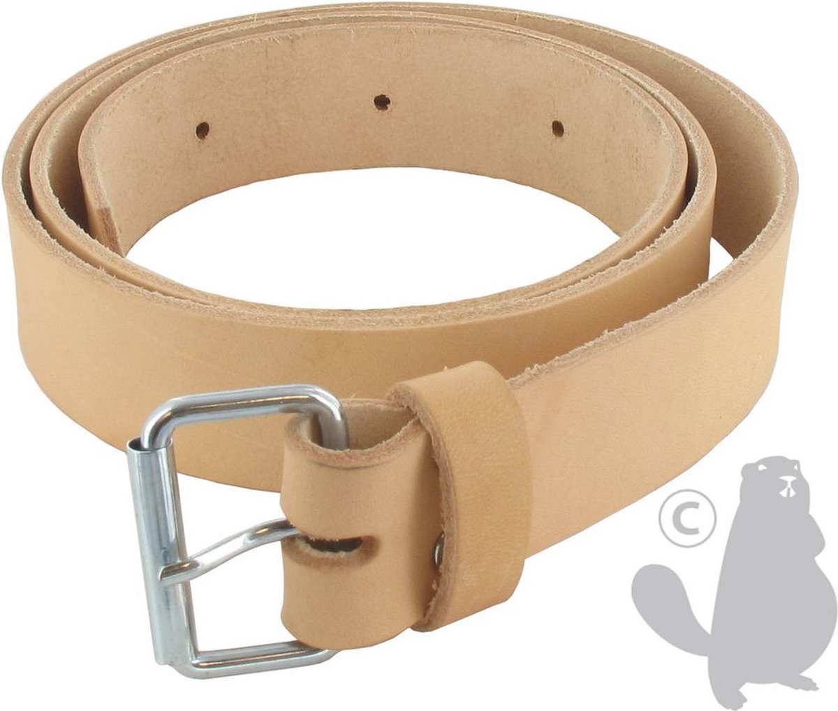 Lederen riem - Lengte 122 cm