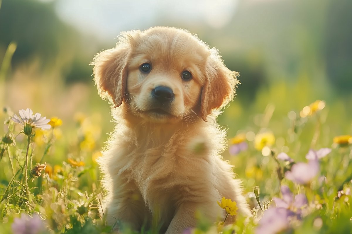 Extra Grote A1 Puppy Poster