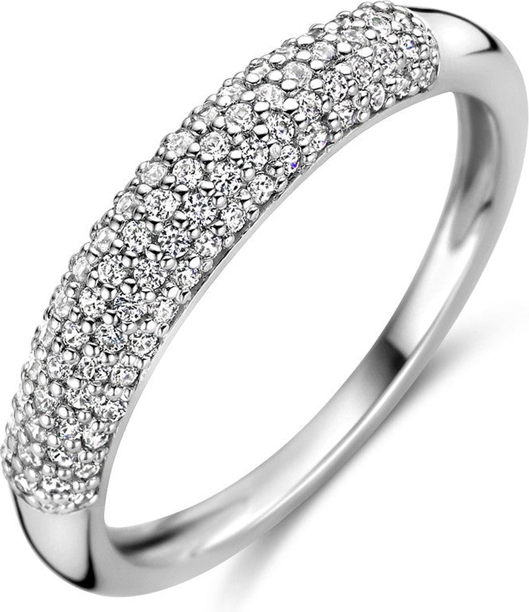 Gerhodineerd Zilver Ring Met Zirkonia 1336938