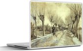 Laptop sticker - 17.3 inch - Weg in Etten - Vincent van Gogh - 40x30cm - Laptopstickers - Laptop skin - Cover
