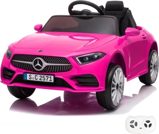 Mercedes CLS350 - Elektrische Kinderauto - 12 volt - 1 tot 5 jaar - Roze