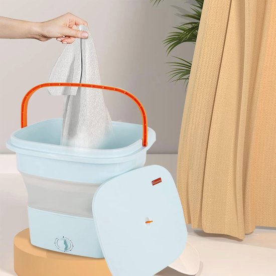 Mini-wasmachine met centrifuge, draagbare
