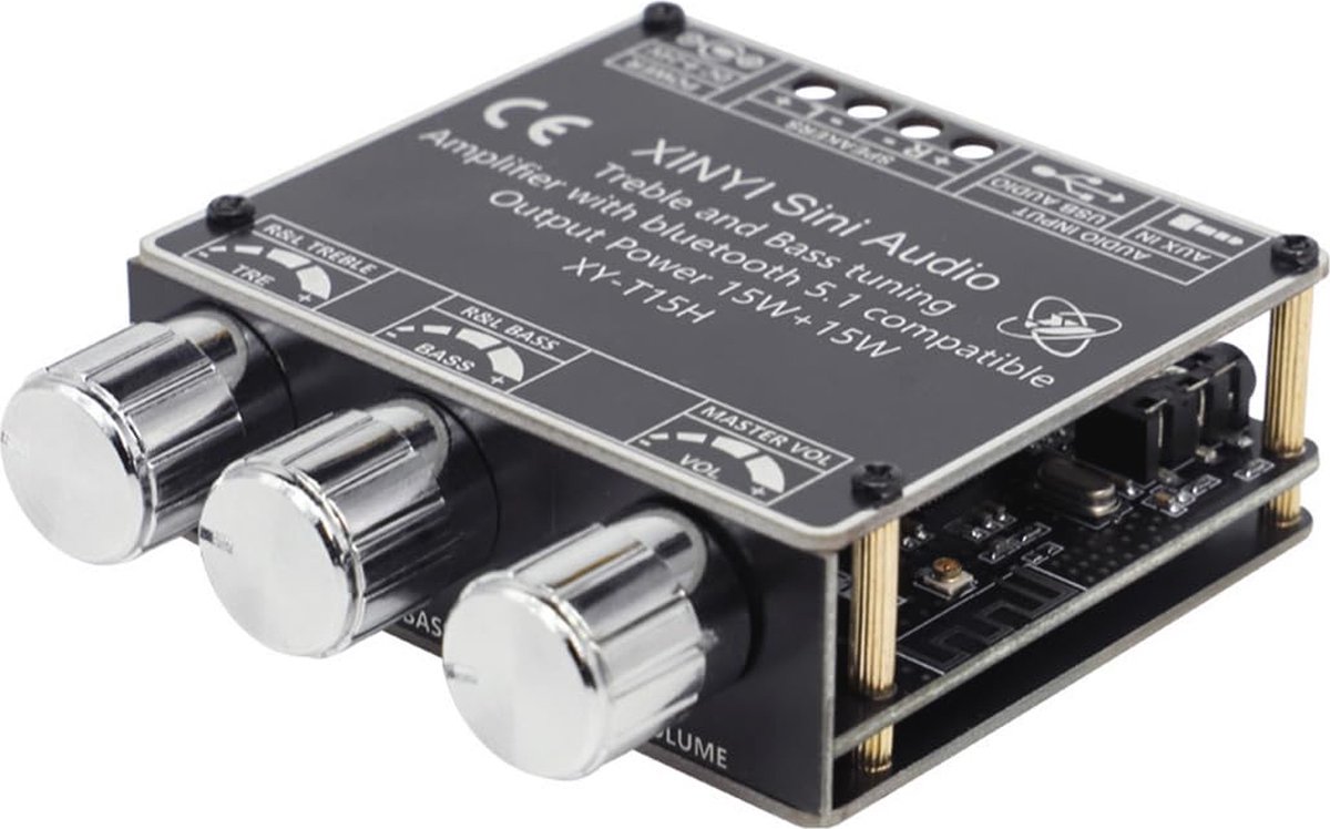 Bluetooth Digitale Versterker Board Module 2.0 Stereo met Hoge en Lage Bass Aanpassingen