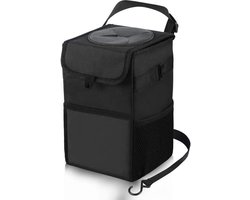 Auto Prullenbak - Autostoel Organizer - 6 L - Waterdicht - Auto Accessories Interieur - Draagbare Voertuig Vuilnisbak - Anti-Lek En Opvouwbaar Afvalbakje - Extra Opbergzakken - Auto-Opslag - Vuilnisbak - Vuilnisbak Organizer - Reisgoederen - Zwart