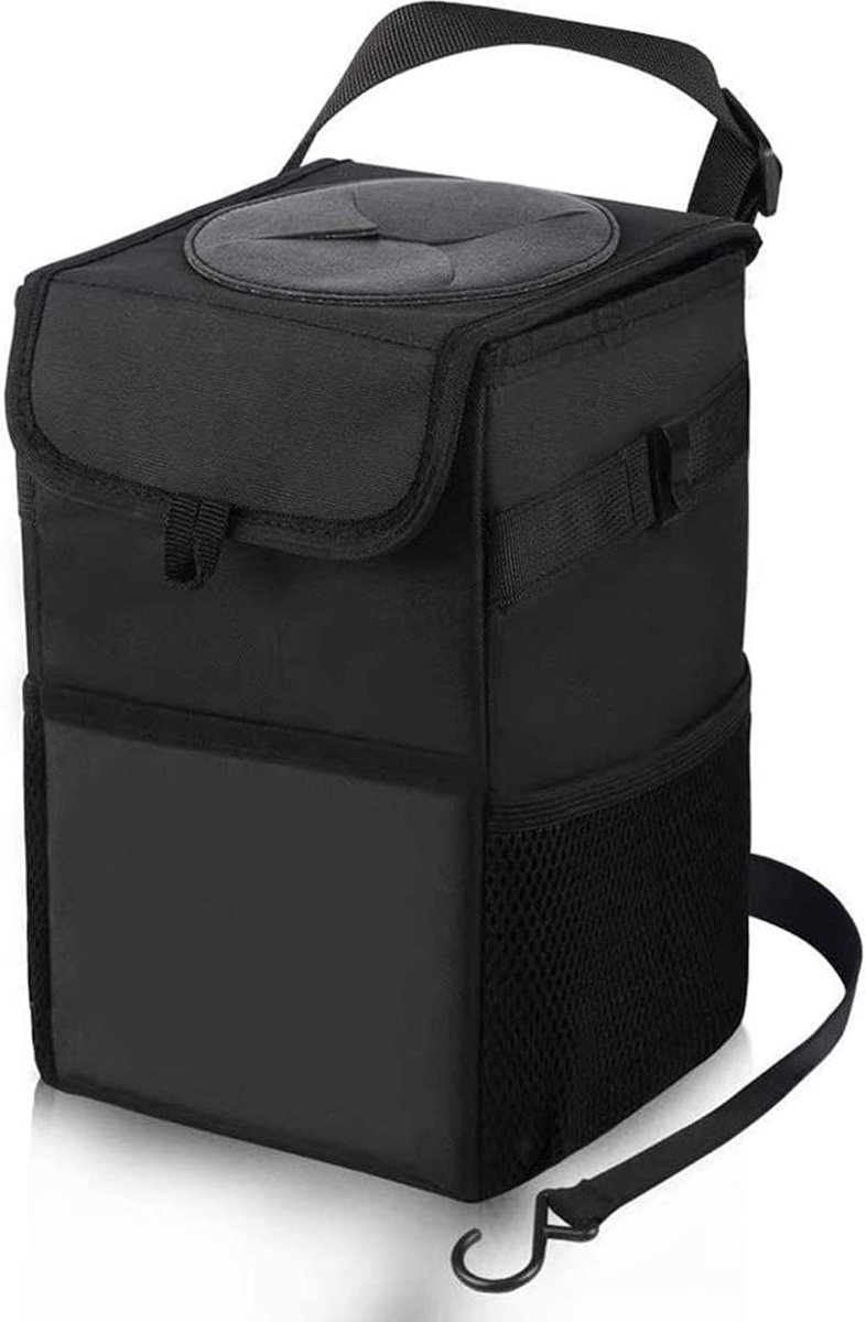 Goedkoopste Auto Prullenbak - Autostoel Organizer - 6 L - Waterdicht - Auto Accessories Interieur - Draagbare Voertuig Vuilnisbak - Anti-Lek En Opvouwbaar Afvalbakje - Extra Opbergzakken - Auto-Opslag - Vuilnisbak - Vuilnisbak Organizer - Reisgoederen - Zwart