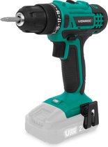 VONROC Accuboormachine 20V – 19 schroefstanden + boorstand - Incl. 2 bits - Excl. Accu en snel-lader