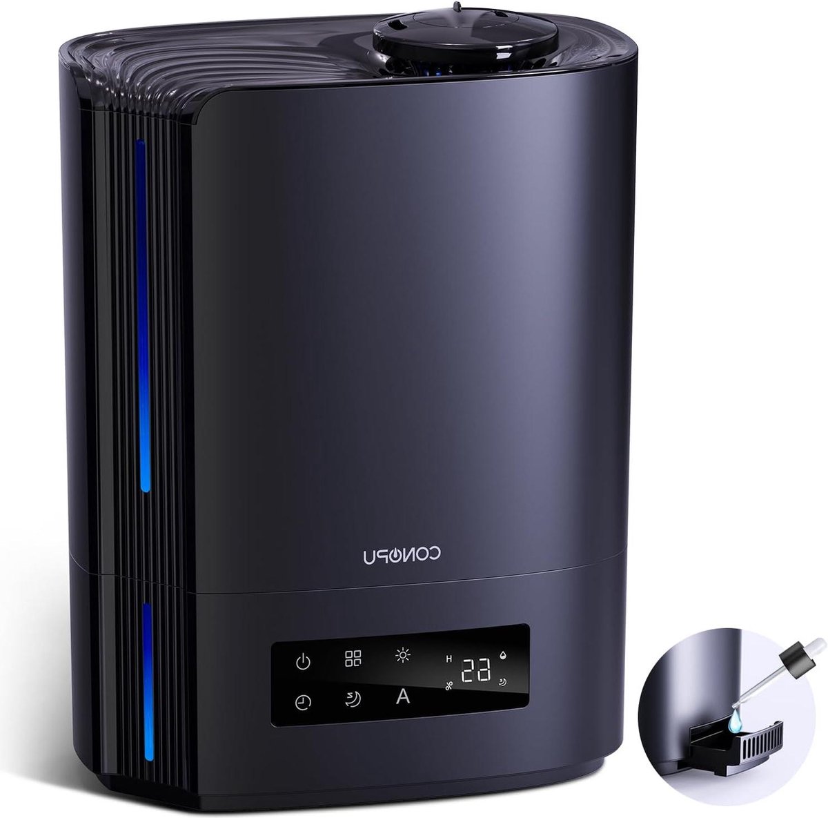 Bol.com Luchtbevochtiger - Ultrasone luchtbevochtiger - Automatische functie met Hygrometer - Aroma diffuser - Humidifier - Luch... aanbieding