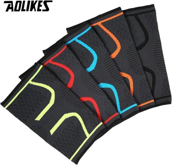 Genouillère Bovista - Genouillère de sport - Genouillères - Genouillères Powerlifting - Genouillère de compression - Bandages pour genoux - Support pour genoux - Femmes - Hommes - Confortable - Rouge - Taille S