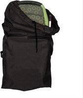 WiseGoods Premium Opbergtas Voor Kinderwagen - Reistas Kinderwagens - Wandelwagen Opbergtassen - Beschermhoes Buggy - Hoes Zwart