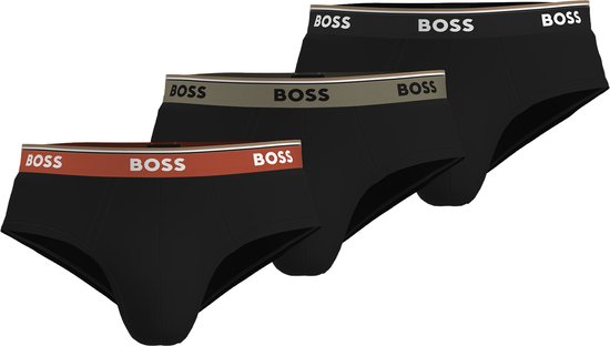 BOSS BRIEF POWER 3 PACK - Slip - black/zwart