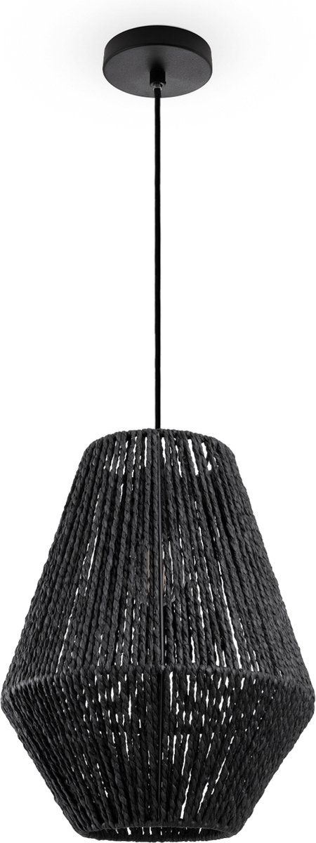Paco HomeHanglamp Eettafel Hanglamp Eetkamer Lamp E27 Papier Boho Rotan