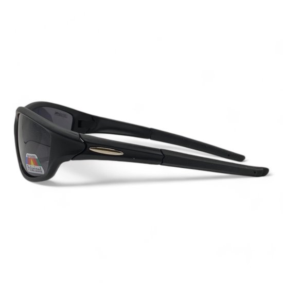LOUD AND CLEAR® - Zonnebril - Heren - Zwart - Sportbril - Rave - Spiegel - Gepolariseerd van LOUD AND CLEAR® — afbeelding 3