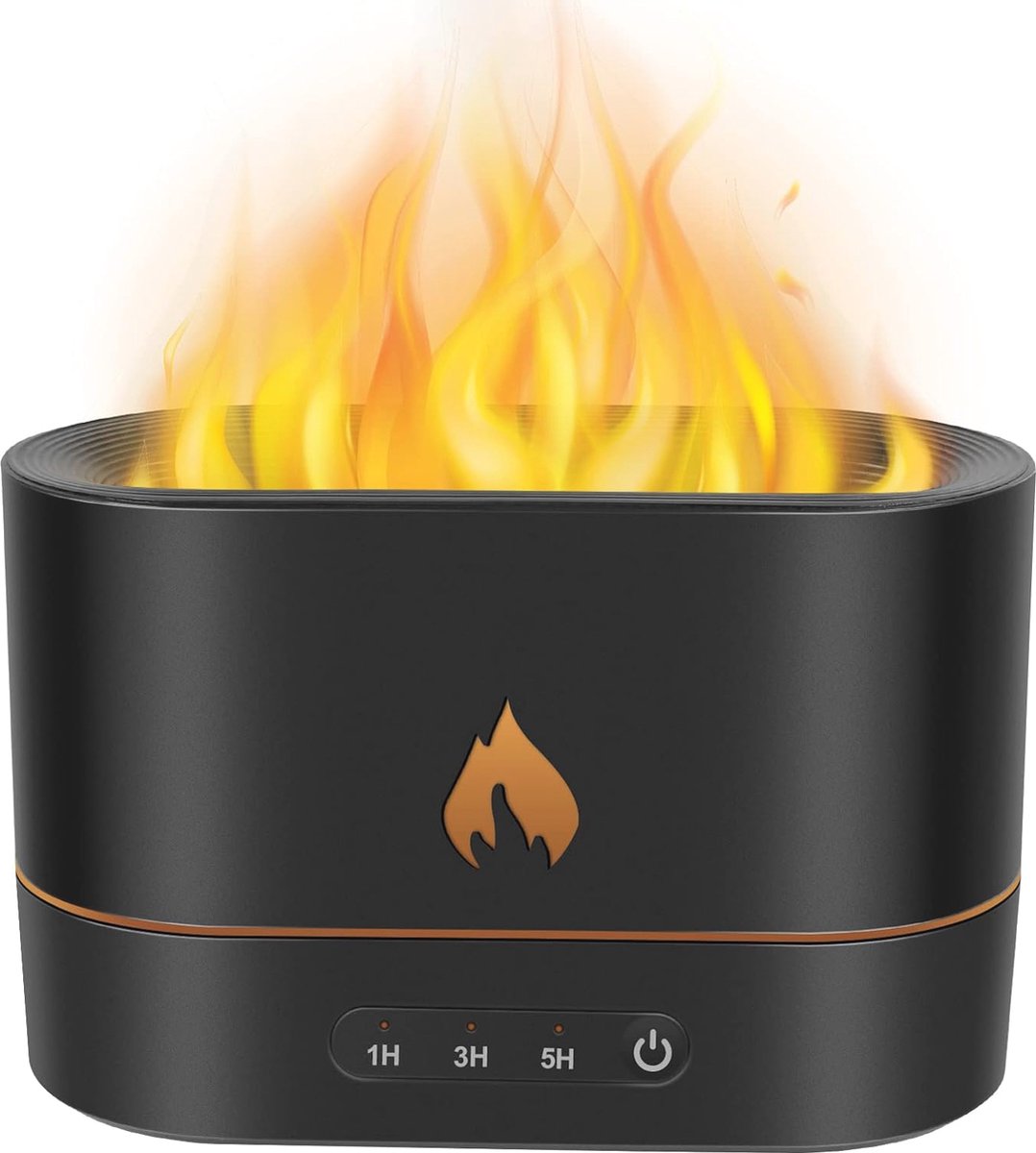 Aroma Diffuser met Vlam Effect - 250 ml Ultrasone Diffuser voor Aroma Therapie & Luchtreiniging