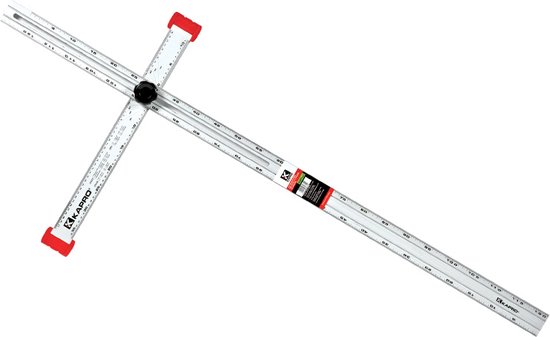 Kapro T-Square - 1200mm (317 T-Square ajustable pour cloison sèche 120cm)