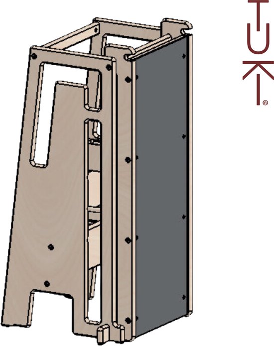 Tuki® slide with drawing board nature