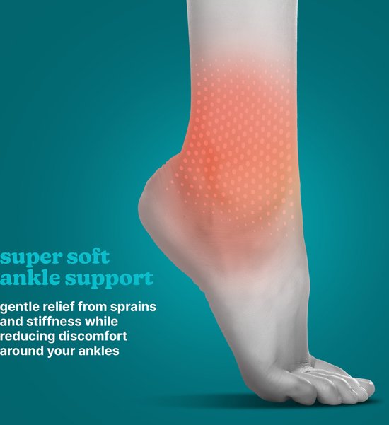 HoMedics Hot and Cold Compression Sleeve Voor de Enkel - koeling sleeve - cooling - Warm & koud - Enkelblessure - zwellingen - Super Flexibel en Duurzaam - Gaat Lang Mee