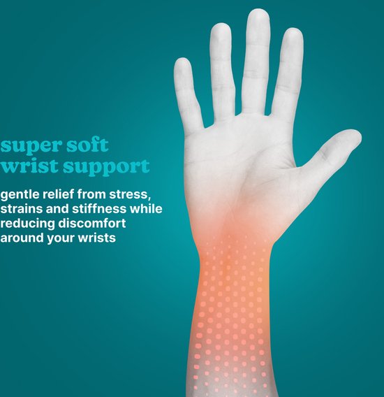 HoMedics Hot and Cold Compression Sleeve Voor de Pols - Padel of Tennis Blessure - koeling sleeve - cooling - Warm & koud - Polsblessure - zwellingen - Super Flexibel en Duurzaam - Gaat Lang Mee