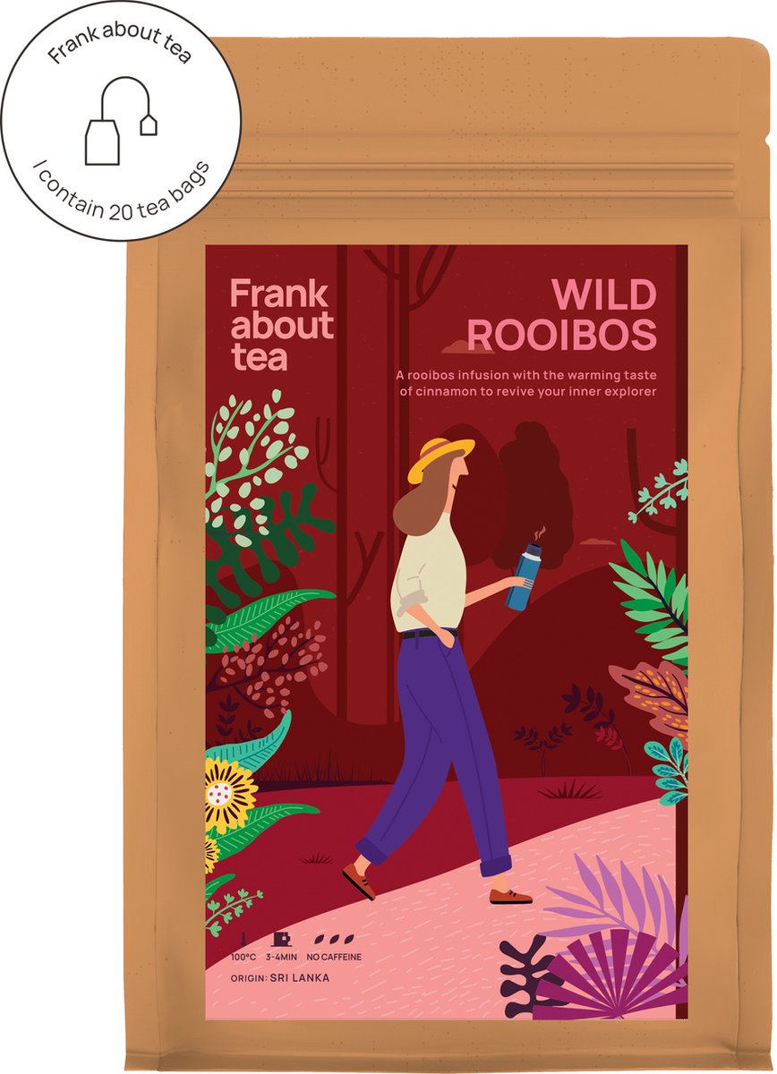 Wild Rooibos - Rooibos thee met kaneel - 20 theezakjes