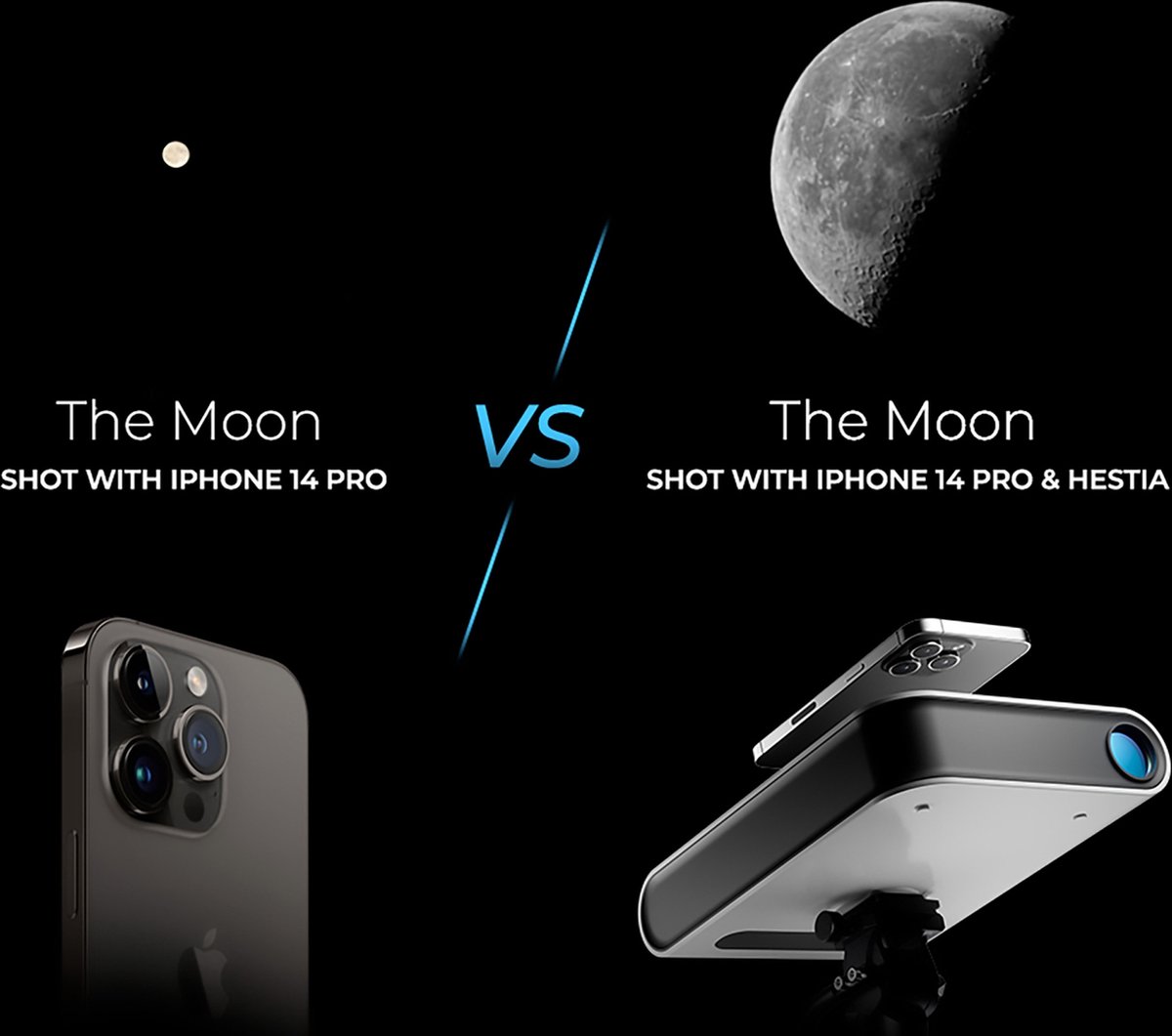 Caméra Oculaire Télescope WiFi 4MP 2K - Hestia Numérique Sans Fil Avec Application