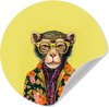 Jaune, Singe - Lunettes