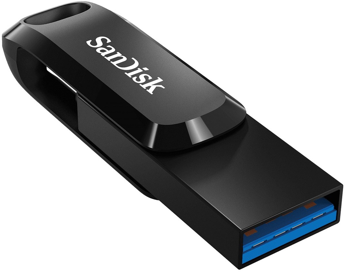 SANDISK Ultra Dual Drive Go 64 GB - USB-stick smartphone/tablet Zwart 64 GB USB 3.2 Gen 1 (USB 3.0), USB-C — afbeelding 6