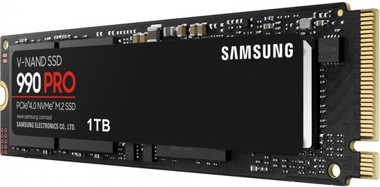 Samsung 990 PRO SSD - M.2 NVMe PCIe 4.0 - 1 TB - PS5 geschikt | bol