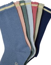 Vertbaudet Lot de 7 paires de mi-chaussettes fille lurex