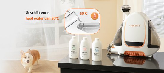 UWANT B100-S - MultiClean - Spot en Vlekken reiniger - Tapijt, Bank ...