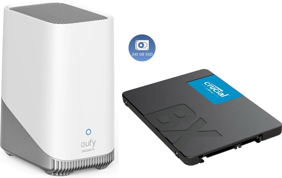 eufy Security HomeBase 3 S380 + 240GB SSD - Bundelvoordeel