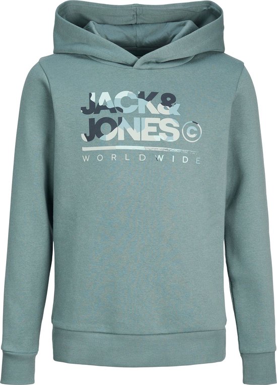 JACK & JONES Jjmiles Kapuzenpullover Für Jungen – Gebürstet, Weich, Mit Pigmentprint