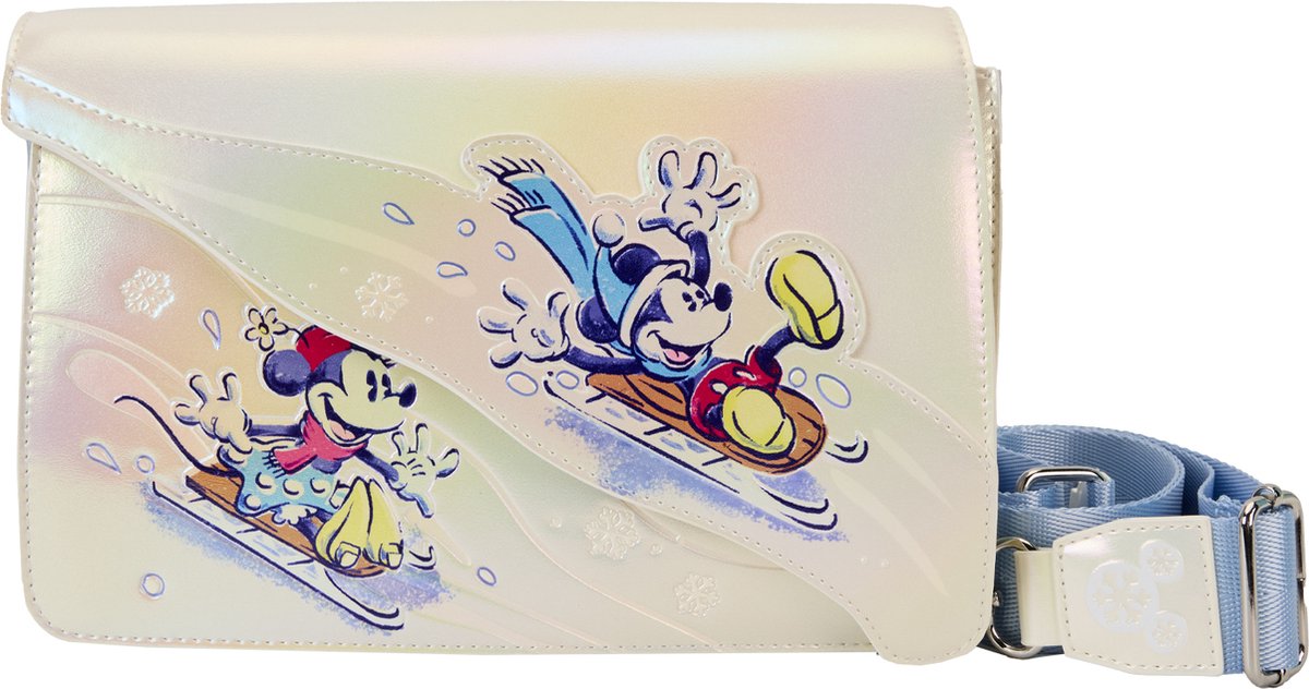 Disney Loungefly Crossbody Bag Mickey and Friends Winter